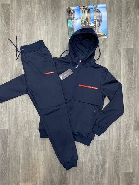 prada jogging suit mens|farfetch Prada tracksuit.